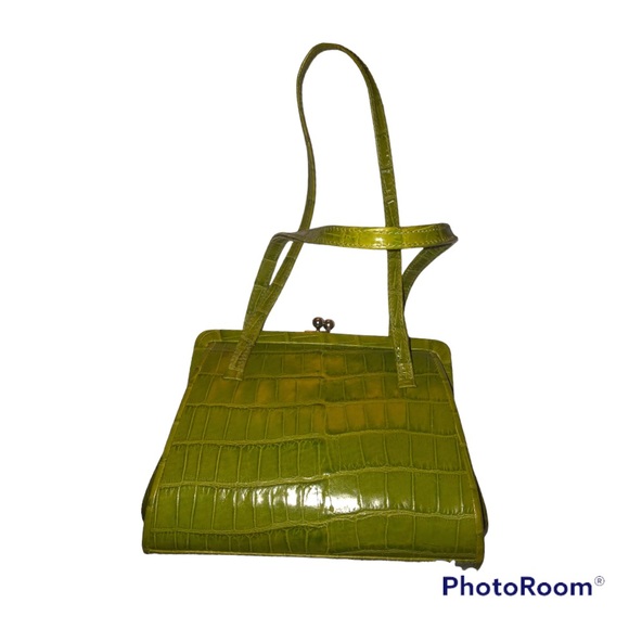 Stefano Serapian Green Croc mini top handle bag - Picture 6 of 15